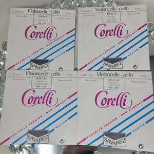 Corelli New Concept Cello String Set 4/4 Medium Tension A D G C NEW France